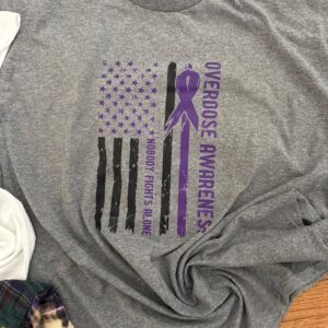 Overdose Awareness T-Shirt (Grey)